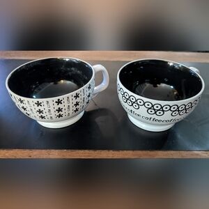 Cuisinart Black and White Mugs Set